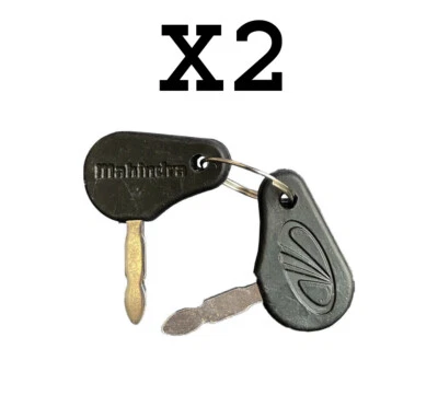 IGNITION KEY 005555207R1 With OEM Logo Fits for MAHINDRA TRACTOR - Image 1 of 4