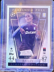 Bailey Platinum Pull Topps MatchAttax card ⚽ - Zdjęcie 1 z 2