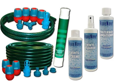  Befüllsystem Wasserbett 20 m Schlauch + Conditioner + Vinylreiniger + Entlüfter - Bild 1 von 2