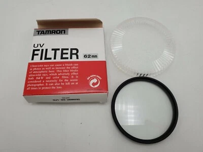 NOS Genuine Tamron 62mm Screw-In UV-Haze Protection Camera Lens Filter w/ Case - Image 1 of 4