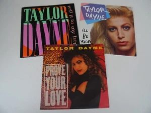 Taylor Dayne 3 x 7" single Prove Your Love, Tell It To My Heart, Shelter All EX+ - Picture 1 of 1