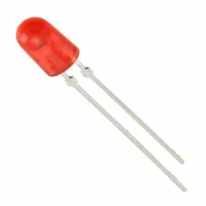 1 x LED ROJO TRANSPARENTE 5MM OVALADO T/H - Imagen 1 de 1