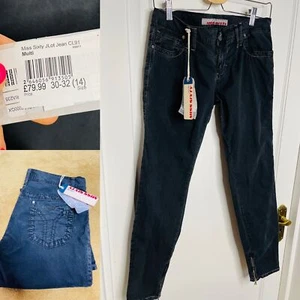 Rare Y2K Miss Sixty Jlot Black Lightweight Skinny Zip Ankle Low Jeans 31 £79.99 - Picture 1 of 12