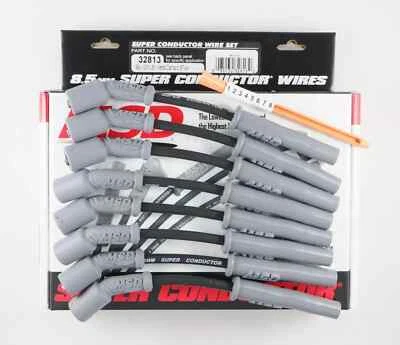 Juego de cables de bujía negra MSD 32813 8,5 mm LS1 Corvette Camaro Z28 Firebird GTO Foto 1 de 4