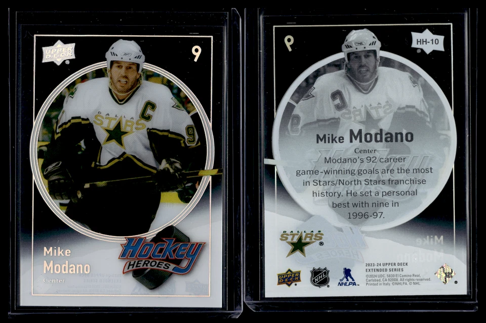 2023-24 Upper Deck Extended Series Hockey Heroes #HH-10 Mike Modano - Image 1 of 1