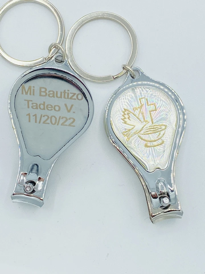 12 recuerdos Personalizados para bautizo De Niño/Niña Bautizo Fiesta Favores Foto 1 de 4