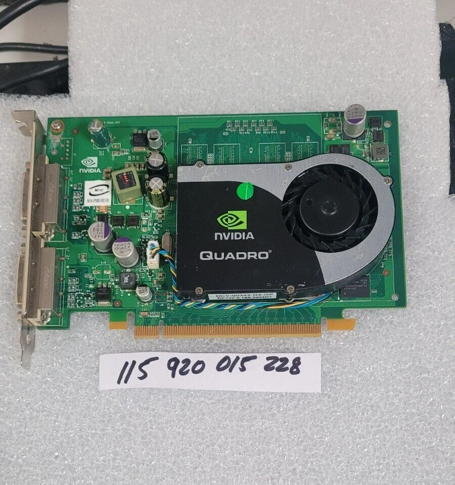 900-50588-0300-000 Nvidia Quadro NVS 290 256MB GDDR2 With DMS-59 PCI-Express - Image 1 of 2