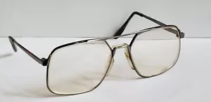 Z87 American Optical Safety EyeGlasses Mens Black Metal Frame Extra Nose Seal - Picture 1 of 8