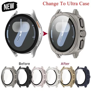 Funda rígida PC cubierta completa para Samsung Galaxy Watch7 44/40 mm protector de pantalla de vidrio - Imagen 1 de 16