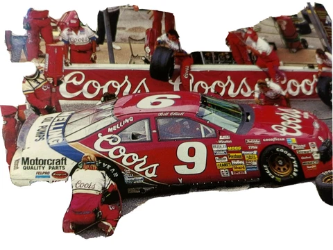* Melling Coors at Daytona 500 post card and a NEW condition vintage Price guide Cover