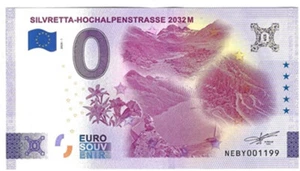 Silvretta High Alpine Road 0 Euro Note 2024-1 Eiamaya - Picture 1 of 5