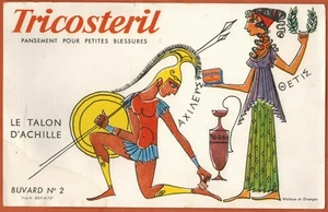 Buvard Publicitaire--Tricostéril N°2--Pansements-Blessures-Talon d'achille - Picture 1 of 1