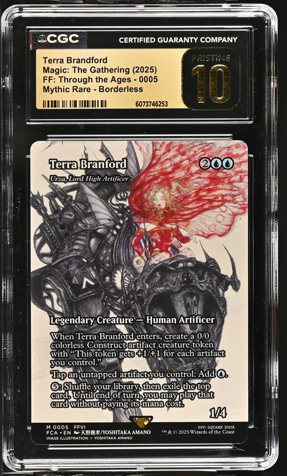 URZA, LORD HIGH ARTIFICER Final Fantasy Terra Branford CGC Pristine 10 MTG - Image 1 of 2