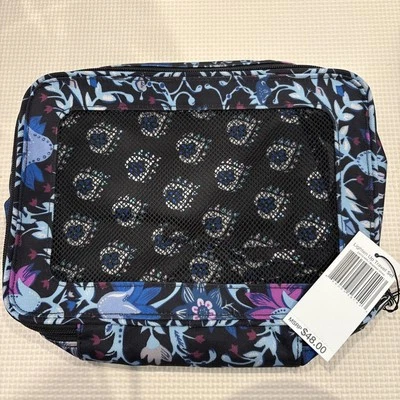 Vera Bradley Juego de Viaje Aligerado con Cubo de Embalaje Bramble Vines Nuevo Foto 1 de 2