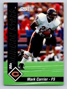 1991 Score - Gridiron Stars Mark Carrier #10 - Picture 1 of 2
