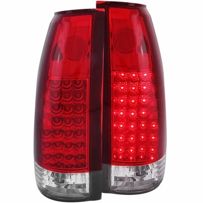 Luces traseras LED rojas transparentes G2 ANZO para GMC K1500 Suburban 1992-1999 Foto 1 de 4