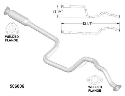 Tubos de escape y escape para Chevrolet Malibu 1997-2000 Foto 1 de 2
