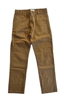 Pantalón de vestir Gymboree Prep Fit marrón talla 10 HUSKY NUEVO SIN ETIQUETAS Foto 1 de 3