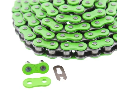 Cadena verde sin junta tórica 520-100L para Kawasaki KEF300 KEF 300 Lakota 1995-2003 Foto 1 de 4