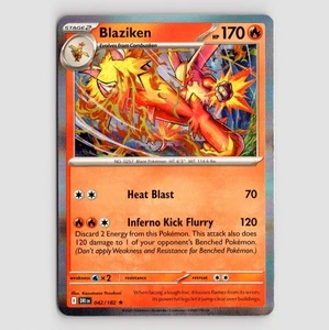 Blaziken (Holo) - DRI 042/182 - R NM / Mint SV10: Destined Rivals Single - Picture 1 of 2