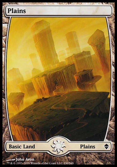 Plains (230) - Light Play MTG Zendikar - Image 1 of 1
