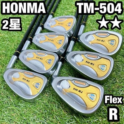 HONMA TM-504 2S 2 stars Irons #5-10,Sw(7Clubs)/ARMRQ856 2 stars/Flex:Regular - Image 1 of 4