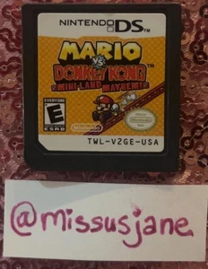 Mario vs. Donkey Kong: Mini-Land Mayhem (Nintendo DS, 2011) Game Only Tested - Picture 1 of 1