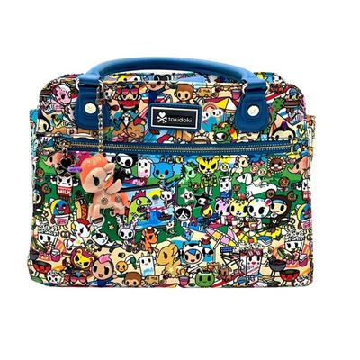 Сумка через плечо Tokidoki Summer Splash Bowler многоцветная с брелоком Unicorno - Изображение 1 из 4