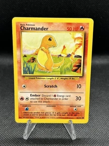 Pokemon TCG Card - Charmander - 46/102 - Base Set - 1999 - Imagen 1 de 3