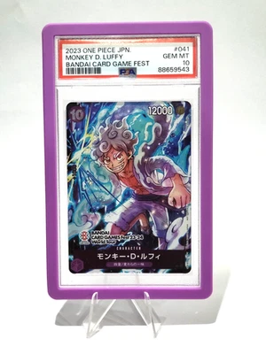 2023 one piece japanese MONKEY D. LUFFY bandai card game fest p-041 - Image 1 of 2