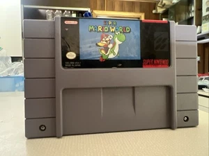 Super Mario World SNES Super Nintendo Spiel getestet funktioniert speichert & original - Bild 1 von 7