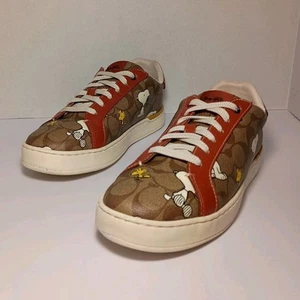 Coach X Peanuts Clip Low-Top Sneaker CF162 Größe 8,5 D 8,5 D Damen 10 - 10,5 - Bild 1 von 21