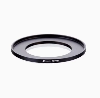 New 49mm-72mm 49-72 mm Step Up Filter Ring Stepping Adapter - Image 1 of 2