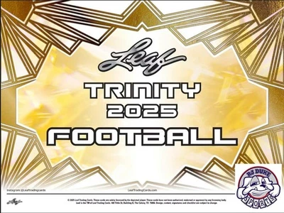 Bo Jackson 2025 Leaf Trinity Fútbol Hobby 2 Estuche 20Box Break Foto 1 de 4