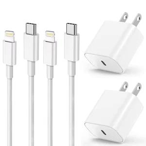 2 Pack 20W Fast Type-C Wall Charger Adapter for iPhone 16 15 14 13 12 11 Pro Max - Picture 1 of 9