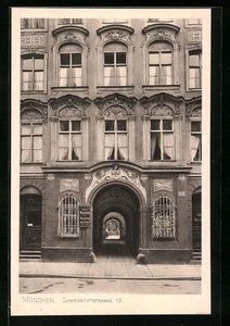 München, Ansichtskarte, Damenstiftstrasse 13 - Picture 1 of 2