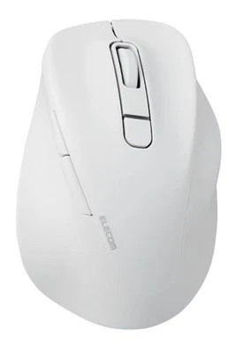 ELECOM Bluetooth Wireless Ergonomic Shape Mouse  Silent Click  Right Hand - Image 1 of 4