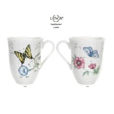 Lenox PRADO MARIPOSA - COLA DE GOLONDRINA DE TIGRE 12 oz Taza Floral Festoneada 6083745 Foto 1 de 4