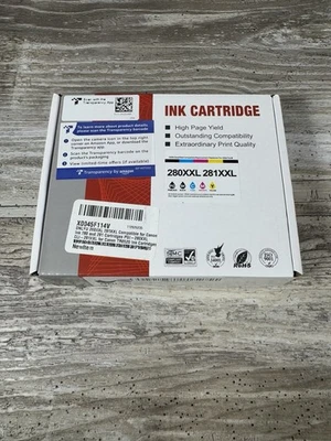 280XXL 281XXL Compatible for Canon Ink 280 and 281 Cartridges PGI-280XXL CLI-281 - Image 1 of 4