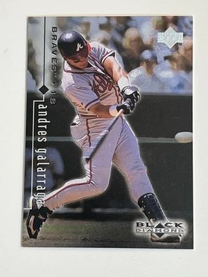 1999 Upper Deck Black Diamond - Andres Galarraga #7 NR-MT+ - Image 1 of 2