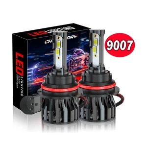 Kit de 2 bombillas LED 9007/HB5 6500K blanco haz alto bajo luz súper brillante - Imagen 1 de 24
