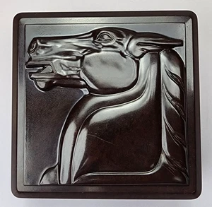Vintage Hickok Art Deco Bakelite Plastic Horse Jewelry Valet Box 1930s - Imagen 1 de 12