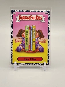 Tidy TINA 2022 Topps Garbage Pail Kids Book Worms #28b Inkwell Black - Picture 1 of 2