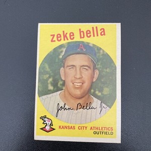 1959 TOPPS # 254 ZEKE BELLA  DD 2412