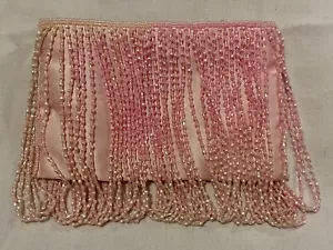 Abbigliamento donna piccola borsa rosa borsa da sera perline ad anello ballo matrimonio formale - Foto 1 di 12