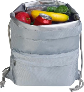 Drawstring Cooler Backpack 18L Insulated Lunch Bag for Men and Women - Lunchbag - Picture 1 of 9