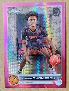 2023 Topps Overtime Elite OTE Chrome Ausar Thompson #82 Pink 036/150 RC Pistons - Picture 1 of 2