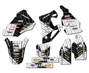 1996-2002 CR 80 RACE SERIES White Senge Graphics Kit Compatible with Honda - Picture 1 of 4