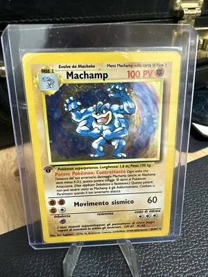 Pokémon - Machamp - Holo - 1a Edizione - Set Base 8/102 - ITA - Immagine 1 di 2