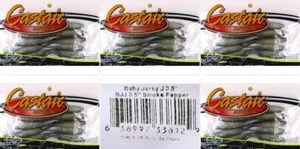 (5) Packs Castaic Swimbait 3.5" Baby Jerky J Smoke Pepper (10 per Pack) New - Picture 1 of 3